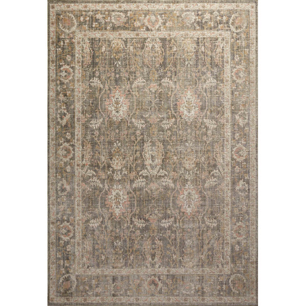 Rosemarie Performance Sage/Blush Rug & Reviews Joss & Main